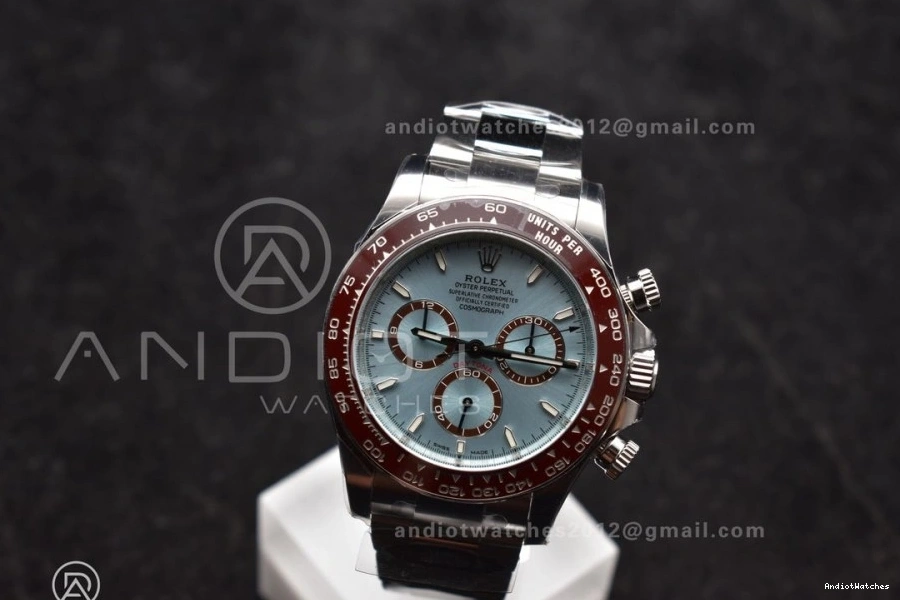 126506 Best SS 904L Clone SS Ice Bracelet Comfortable 785 on Clean 1:1 Super Blue Markers 904L Sticks Edition Daytona Asian Dial 0924
